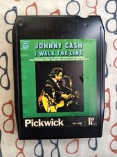 Johnny Cash I Walk The Line 1971 8-Track Album Pickwick Records Country VG 