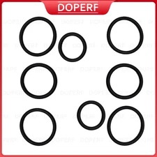 8x Engine Coolant Pipe O-Rings Kit For Ford F-150 DR-3Z8566-A BC3Z-8590-F New