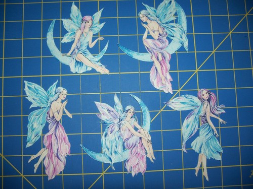 Iron on Appliques - Moon Fairies (12 Options)