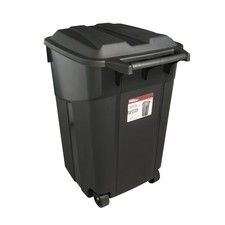 Hyper Tough 45 Gallon Wheeled Outdoor Trash Can, Black