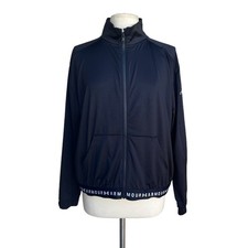UNDER ARMOUR Womens Size L Black HeatGear Full Zip Active Jacket