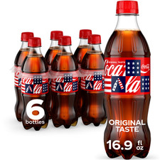 Coca-Cola Original Taste Soda, 16.9 fl. oz. Bottles, 6 Pack