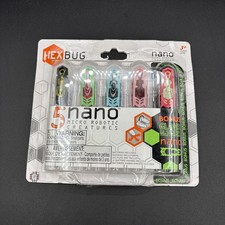 NEW in Box Hexbug Nano Micro Robotic Creatures 5-Pack w/Glow In the Dark Nano