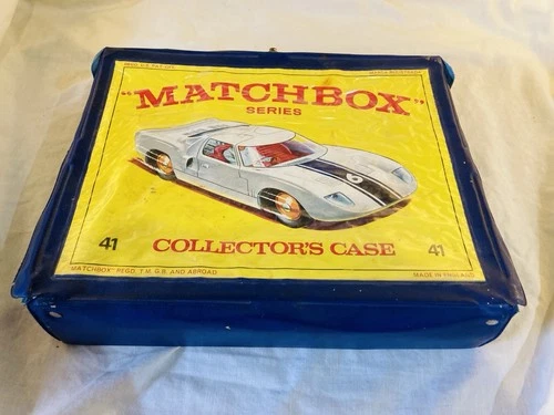 MATCHBOX SUPERFAST NO.41 COLLECTORS CARRY CASE No Crates - Original Vintage (G)