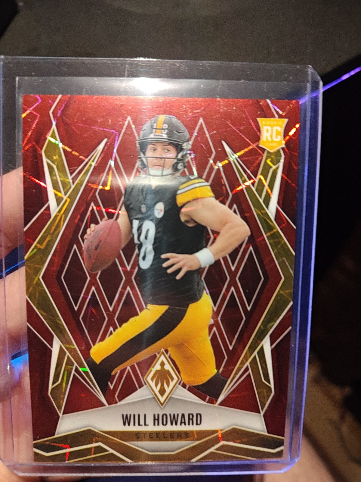 2025 Panini Phoenix - Rookies Will Howard #165 Red Lazer /199 (RC)