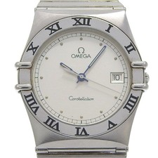 OMEGA Constellation date Watches flat bezel S...