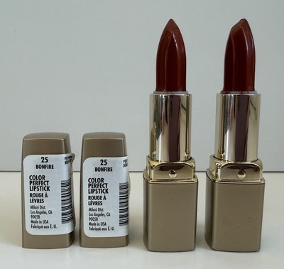 2 X Milani Color Perfect Lipstick # 25 Bonfire
