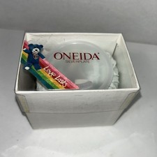 SILVERPLATE BABY CUP ONEIDA SILVERSMITHS ALPHABET NEW IN BOX