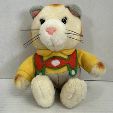 Richard Scarry Gund 1995 Huckle Cat Plush Busy World Busytown 7” Vintage