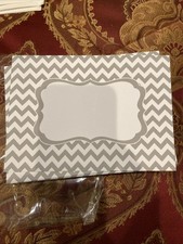 45 Chevron Gray 5 x 7 Envelopes for Greeting Cards and Invitations