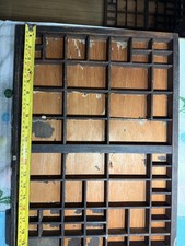 Miller and Richard Wooden Printers Drawer Tray Letterpress no3