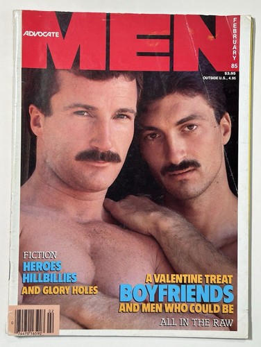 Advocate Men Gay Nude Magazine Pre-Owned February 1985 Vintage Nude Hot