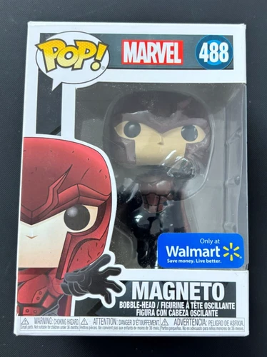 Funko POP Marvel Magneto 488 Walmart Unopened