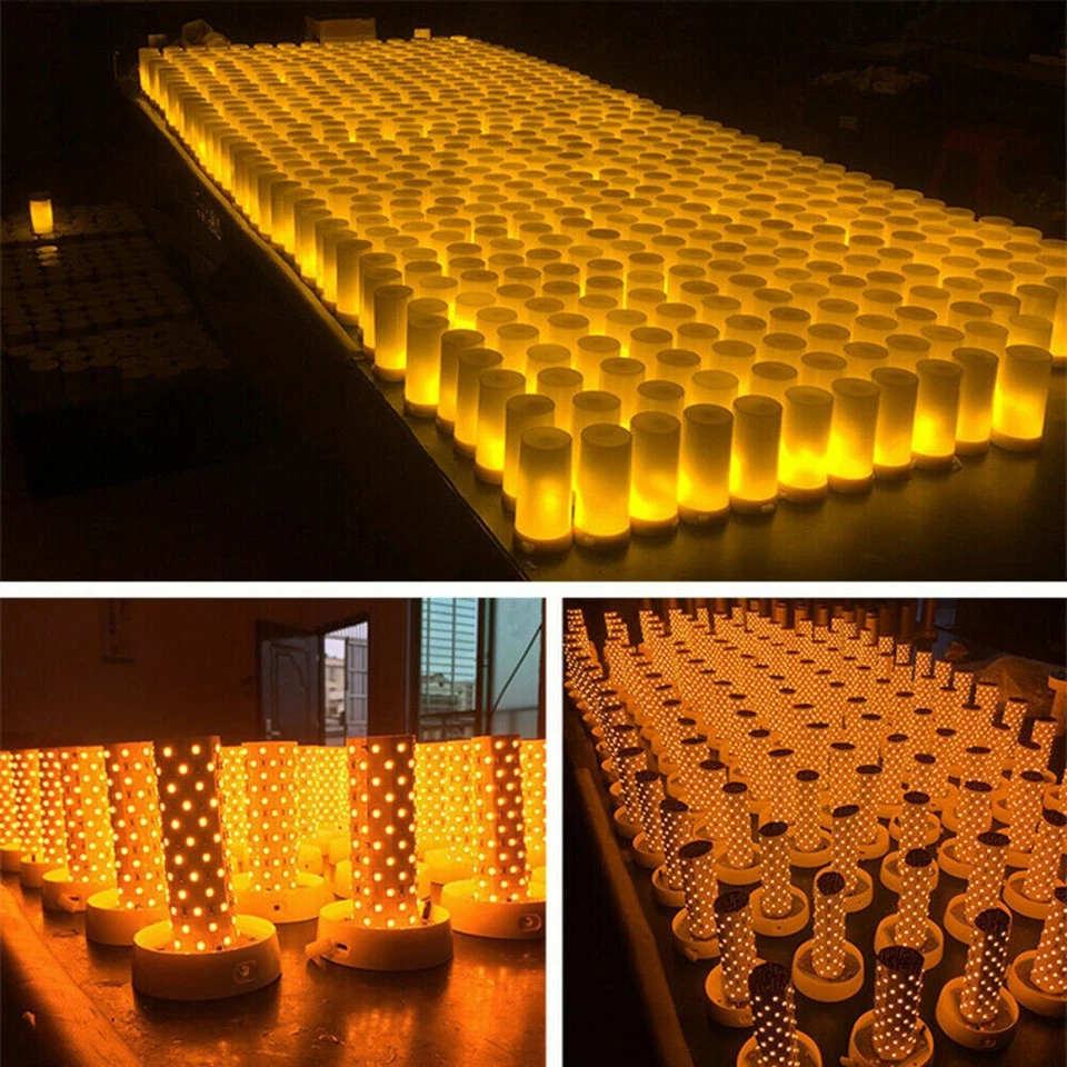 LED Flamme Licht USB Nachtlicht Fackel Feuer Lampe Flackernde Flammenlicht Dekor - Bild 4 von 4