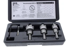 Ideal Industries Tko Carbide Tipped Hole Cutter 4 Piece Kit