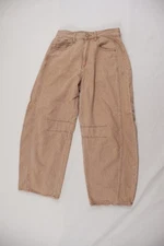 REWASH Women's 5/27 Pink Beige Low Pro Stretch Cotton Pants