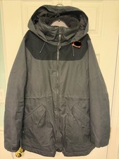 Burton Womens Small Black Insulated Snowboard Ski Jacket Hood Living Lining NICE