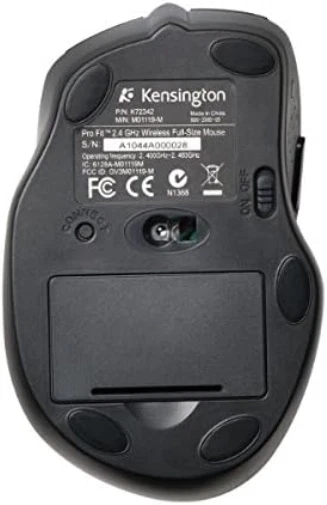Kensington Wireless Mouse - Pro Fit Full Sized mouse with ergonomic comfort desi - Image 2 of 4