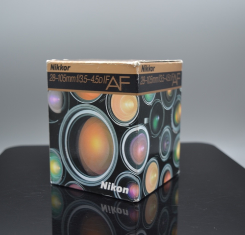 Nikon AF NIKKOR 28-105mm F/3.5-4.5 D – Objectif Zoom Avec Pare-soleil HB-18 – Japon (occasion)