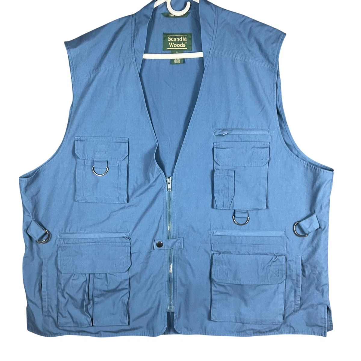 Gilet De Pêche Tactique Scandia Woods – Homme 2XL Beige, Poches Multiples (occasion)