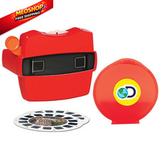 VIEW-MASTER DISCOVERY KIDS Dinosaurs Marine Safari Animals Viewer Small, Red