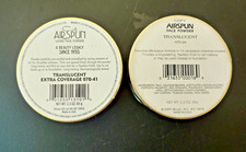 TWO SEALED CONTAINERS of COTY AIRSPUN LOOSE FACE POWDER TRANSLUCENT 2.3 oz