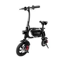 Swagtron Swagcycle SCP-1 Pro Electric Bike w/ 18 mph Max Speed - Black