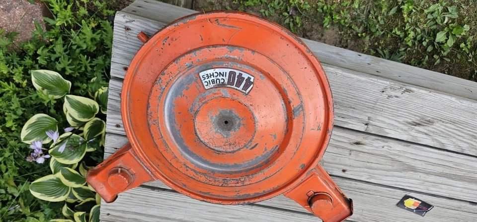 MOPAR 1967 GTX Coronet RT 440 HP doble tubo filtro de aire sin silenciamiento cargador 440 Foto 2 de 4