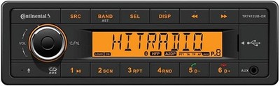 European Radio VDO Continental Orange Display Bluetooth