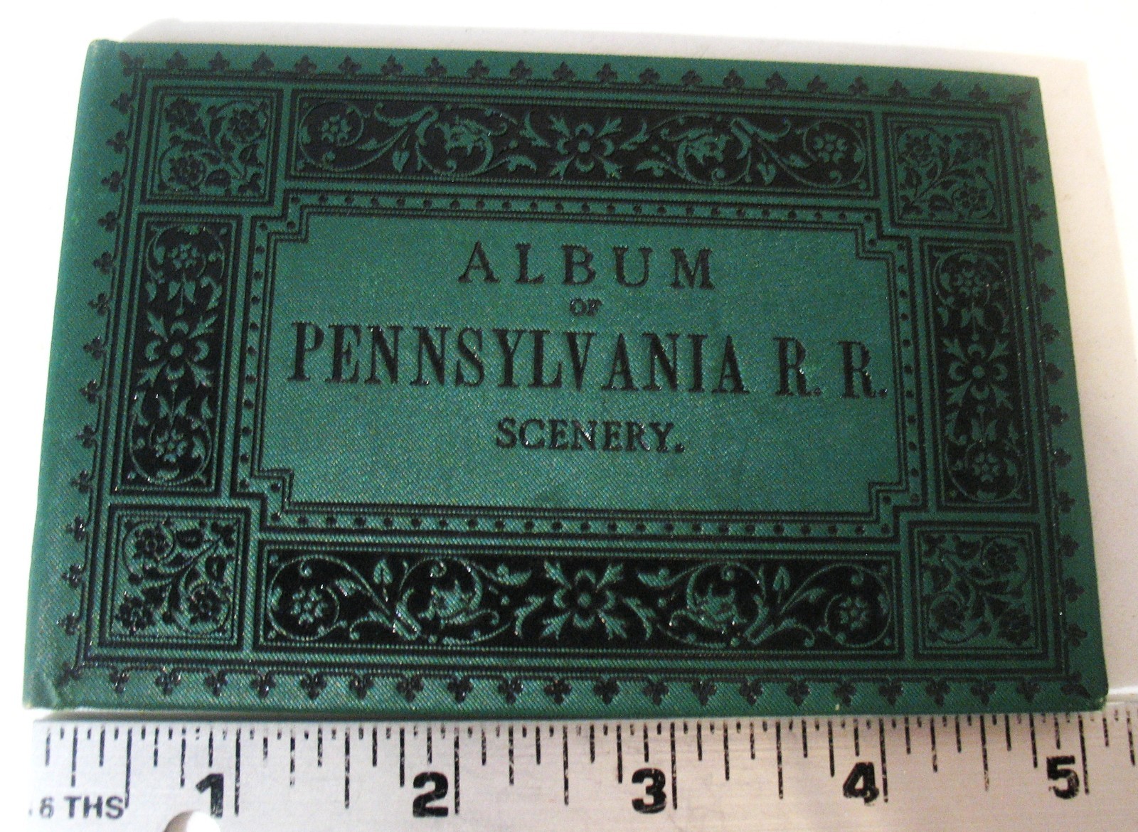 Ant Wittemann Bros Album of Pennsylvania Railroad Scenery Accordian Book Albumen