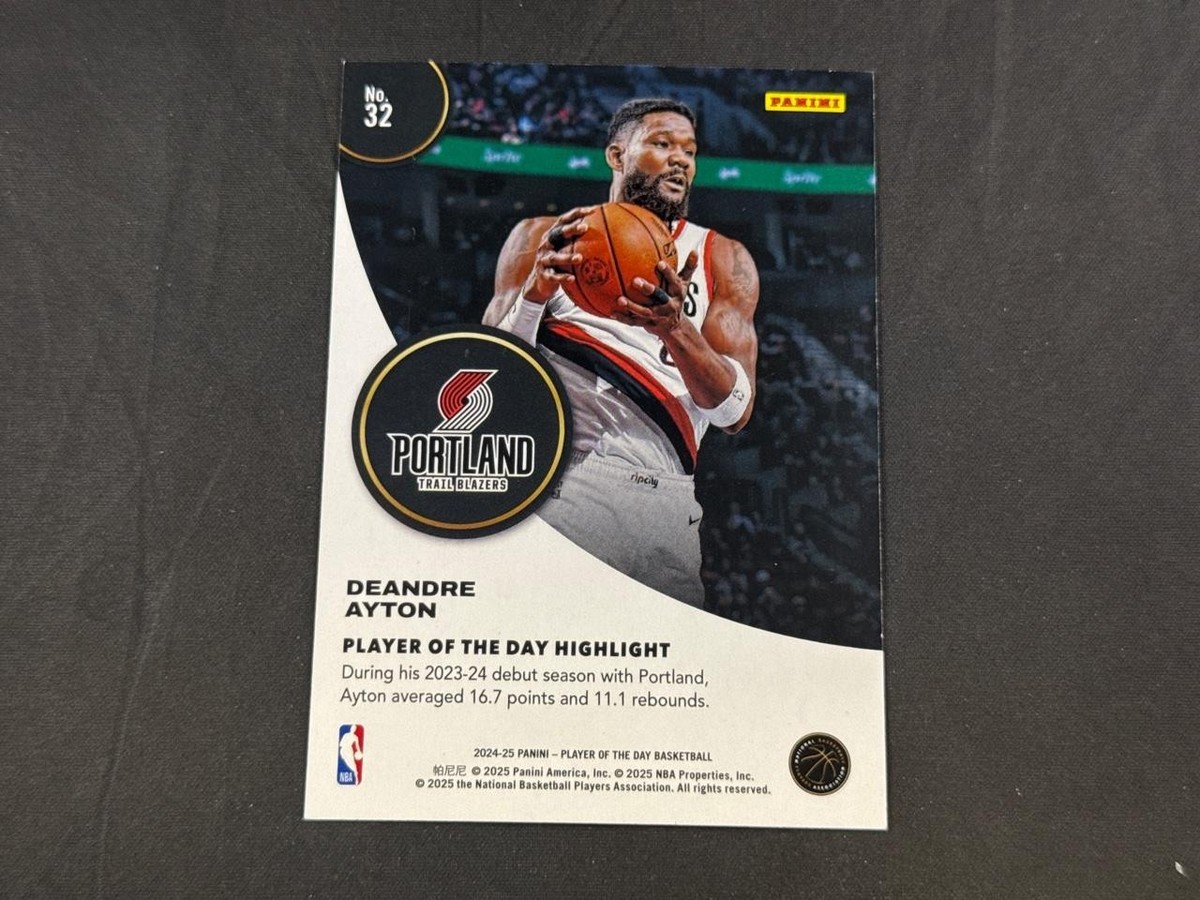 DEANDRE AYTON RC NBA HOOPS PANINI 25シリ 2024-25 Panini NBA Hoops Deandre Ayton Checkerboard Prizm
