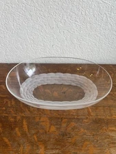 Signed Carlo Moretti Vetri Murano Glass Bowl Italy Handcrafted Modernist Design