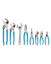 Plier and Wrench Set, Dipped, 8 Pcs.