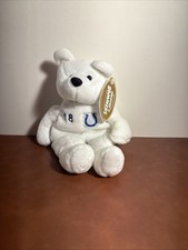 Peyton Manning Salvinos Bammers 9" Bean Bag Plush Bear Indianapolis Colts 18