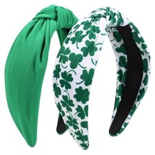 St.Patrick's Day Headbands Irish Green Leaf Shamrock Hair Accessories for