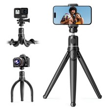Camera Tripod with Remote, Flexible Tripod Stand with Phone Holder and Action...