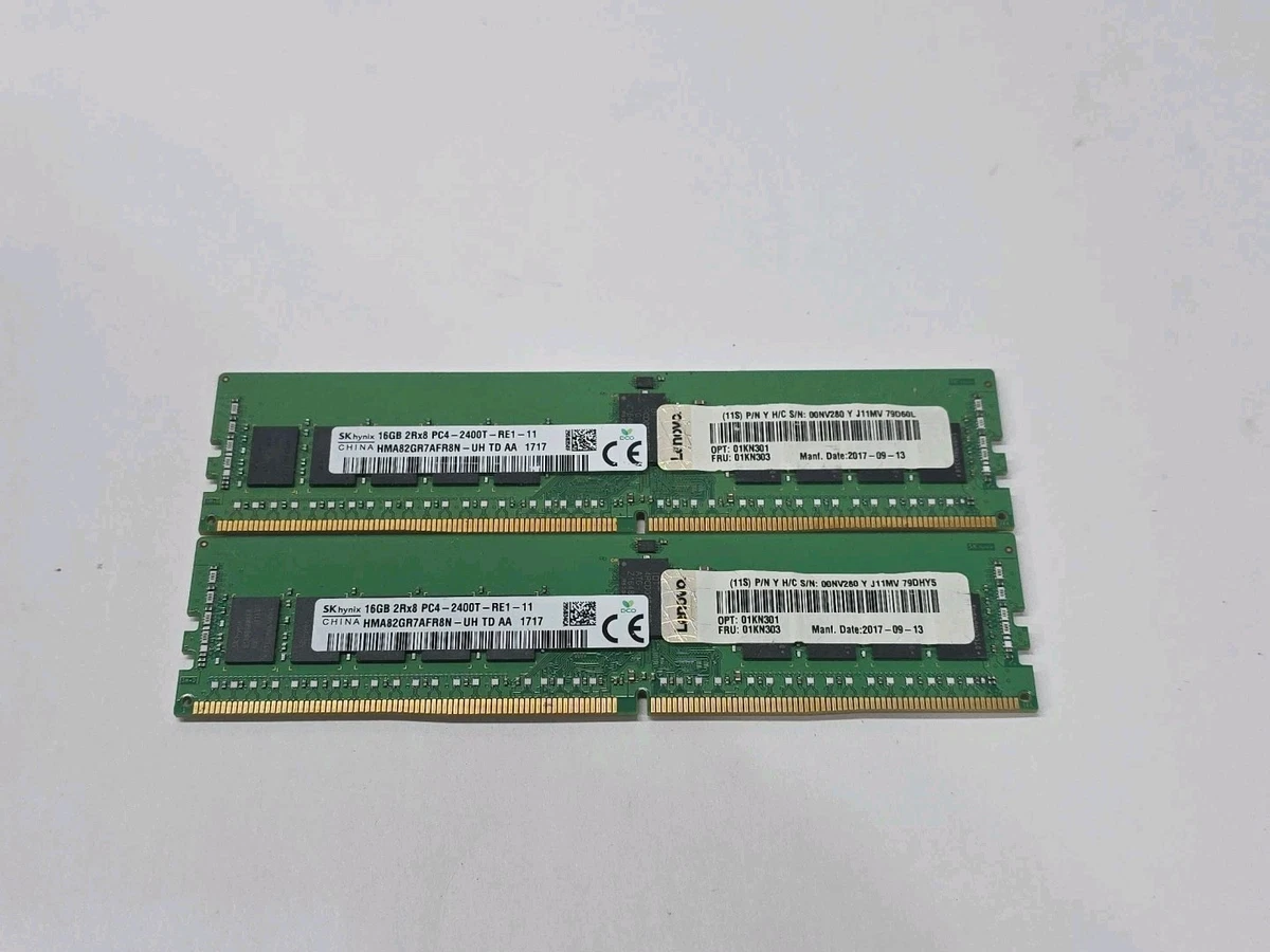 PC4-19200 (DDR4-2400) Bus Speed Computer RAM 16 GB Capacity per