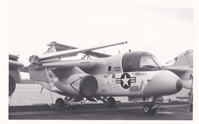 Original Foto US Navy Lockheed S-3 Viking AC700 um 1982 USS Saratoga