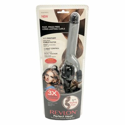 Revlon Women's Perfect Heat Ceramic Hair Curling Iron Model RV051C