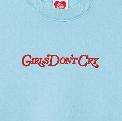 Girls Don't Cry - Verdy GDC Angel Crewneck Sweatshirt - Baby Blue Large