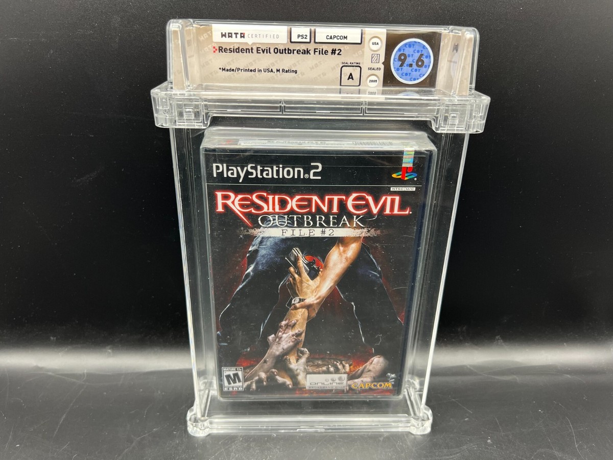 Resident Evil Outbreak File #2 PS2 WATA 9.6 A FACTORY SEALED MINT 