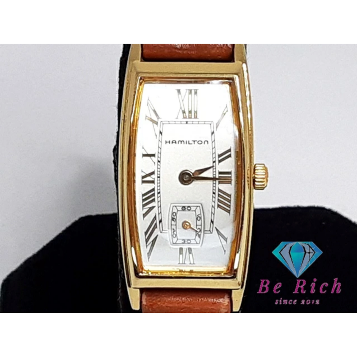 USED Excellent] Hamilton Carlisle 6256 Analog Quartz Watch With