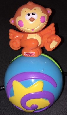 fisher price crawl along monkey