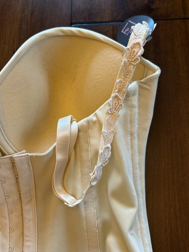 NWT Le Mystere Seduction Bridal Collection Bustier Ivory 34D - Picture 6 of 14