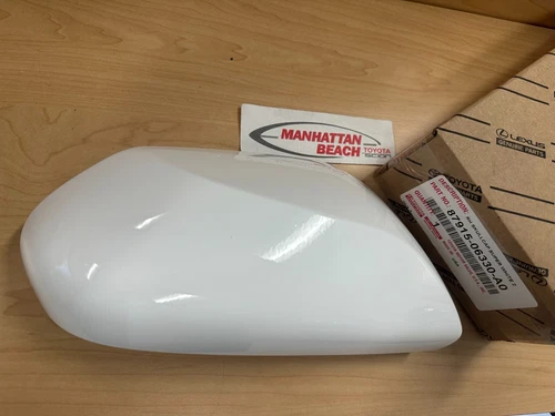 18-24 TOYOTA CAMRY SE XLE RIGHT MIRROR COVER WITH FICOSA PRODUCTION, WHITE 040