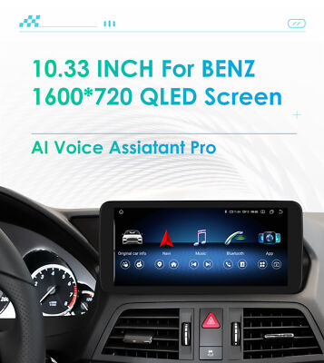 6G+64G Android 12 Car GPS Nav Wifi Carplay For Benz E Class W212 2009-12 NTG 4.0