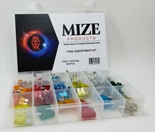 Mize Wire 300 Pc Master Fuse Assortment, ATCF300 Made in USA Free Shipping