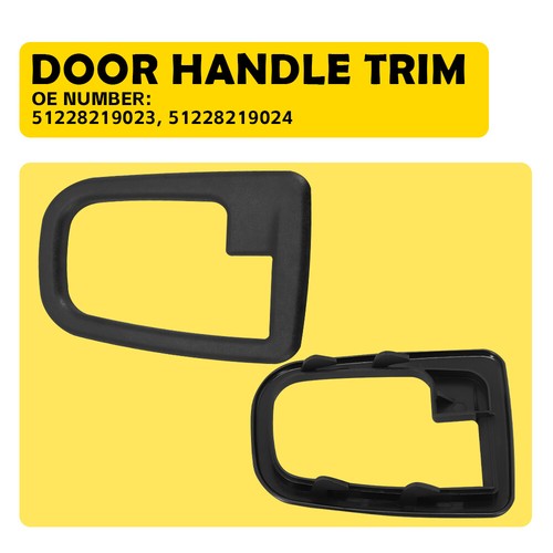 Black Interior Right&Left Door Handle For Trims 1992 1993-1999 BMW 3-Series E36 - Picture 11 of 16