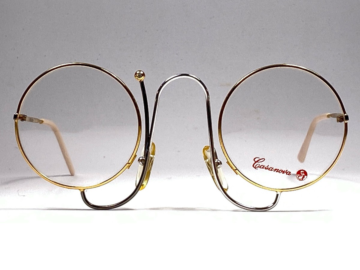 【エレ】★ Casanova ビンテージ 眼鏡フレーム カサノヴァ Glasses Casanova LC4 Square Specs Rainbow Colored 小物