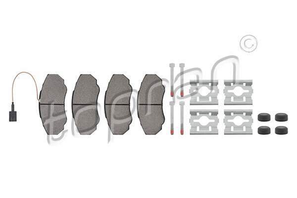 Plaquettes de frein avant Boxer Jumper Ducato haute friction 425458